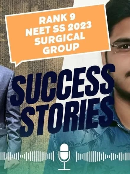 Dr. NVS Sai Kiran, All India Rank 9, NEET SS 2023